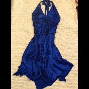 Handkerchief halter dress